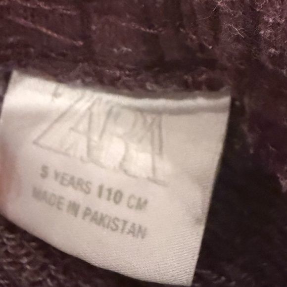 Zara Kids' Sweatpants Trio - Burgundy, Khaki, Slate - Picture 2 of 2